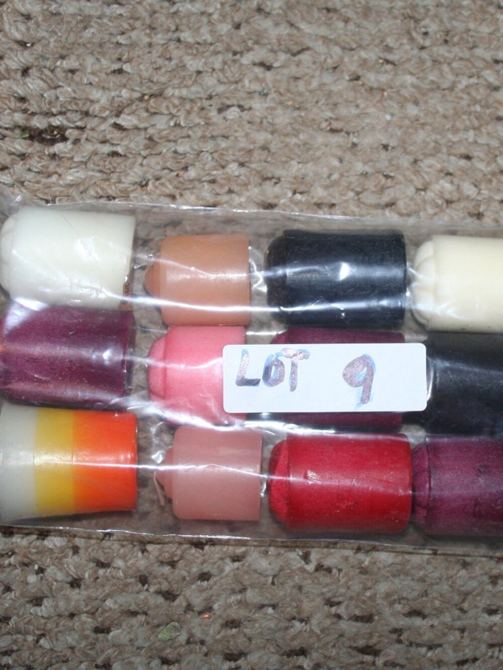 (12) Multi Color Highly Scent Disc.Paraffin Voltive Candle-Lite Early 2000s LT-9